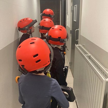 Lasergamen in team